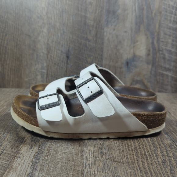 Birkenstock Arizona Birko-Flor White Sandals Women's Size EU 36 US 5 - Picture 6 of 15